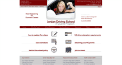 Desktop Screenshot of jordandrivingschoolcharlotte.com